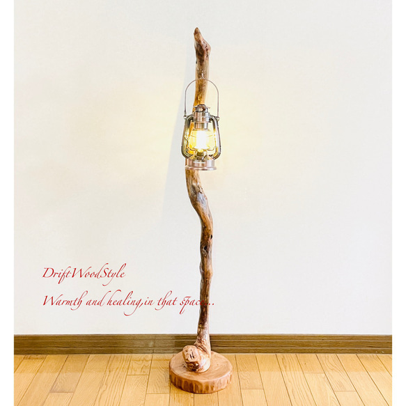 流木インテリア 芸術的で圧倒的な存在感を醸す流木スタンド ランタンやエアプラントを飾れる置物 北欧 照明 N85 5枚目の画像