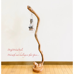 流木インテリア 芸術的で圧倒的な存在感を醸す流木スタンド ランタンやエアプラントを飾れる置物 北欧 照明 N85 10枚目の画像