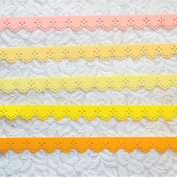 クラフトパンチ*スカラップスクエア*コメントカード*スクラップ