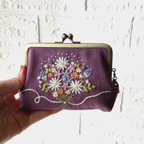 大切なあなたへ贈る刺繍親子がま口財布 がま口 ルソラ 通販