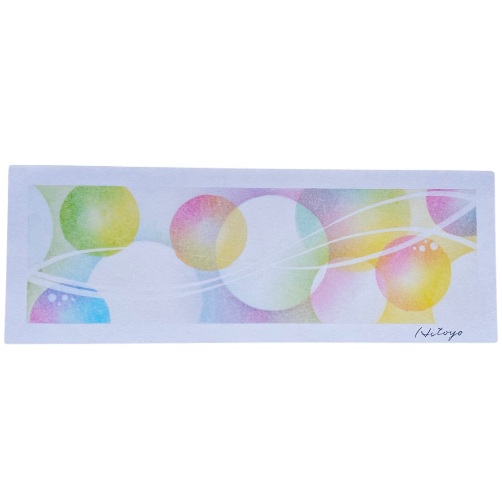 原画1点 抽象画 私たちの存在X 額縁セット B2 77×56㎝ / モダン