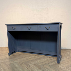 英国アンティーク調 マホガニー無垢 デスク テーブル 書斎机 作業机