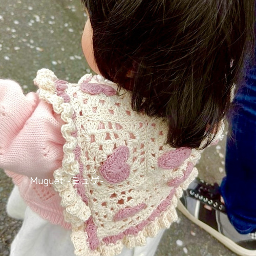 春夏カラー1点限定】ハートモチーフバブーシュカ ＊baby