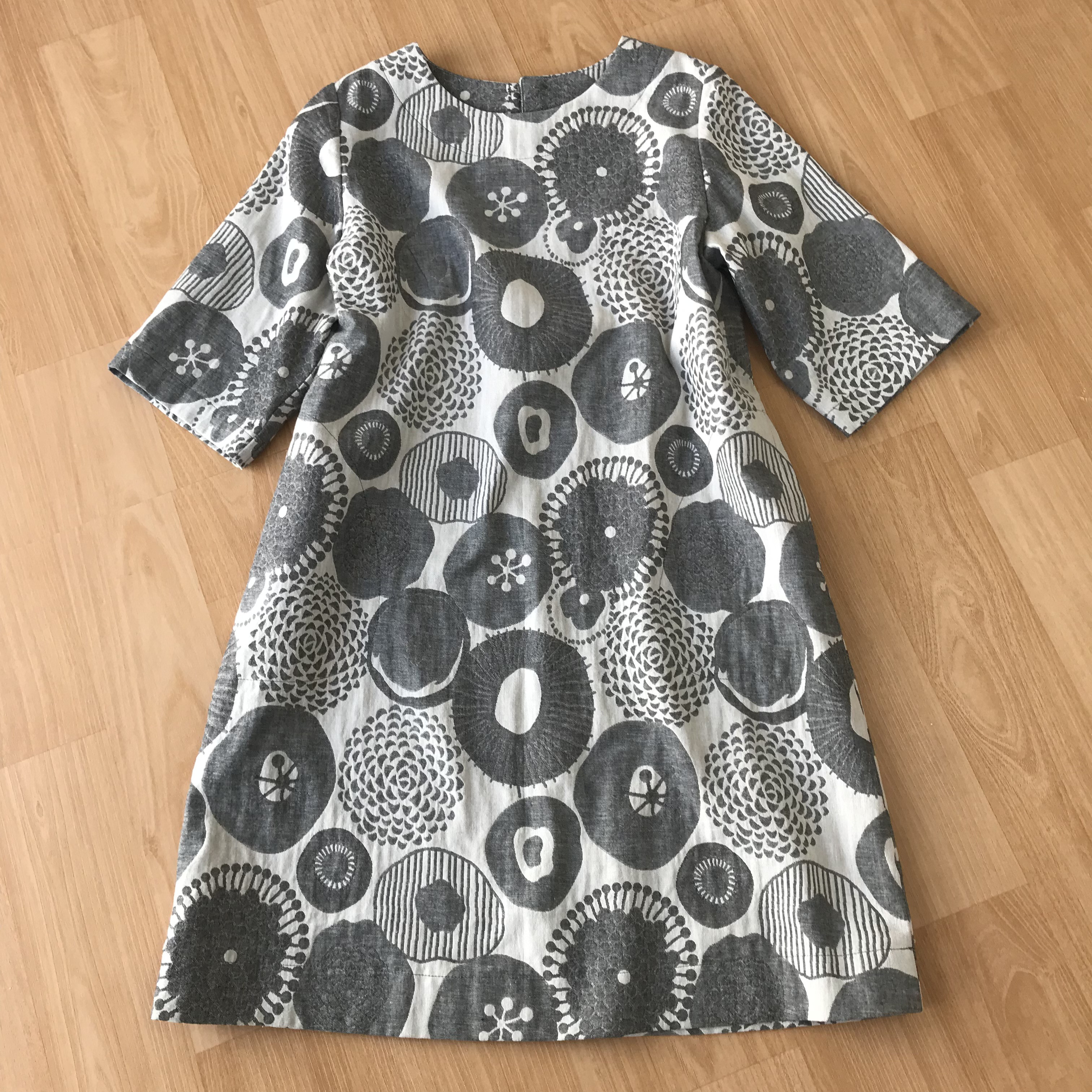 柔らか　二重織ジャガード地　ゆったり　チュニック