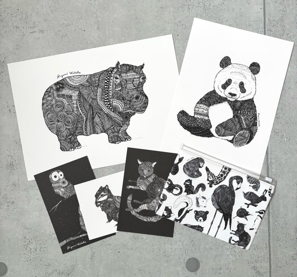 ＼まずはこちら！／日高あゆみのスターターセット(人気作品+新作ビニールポーチ) 1枚目の画像