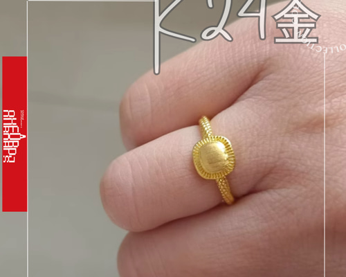 24K 24金 ゴールド ハート花 モチーフ バングルリング 足金999刻印入り 24K 24金 ゴールド ハート花 モチーフ バングルリング 足金999