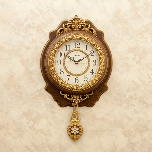 ⭐︎レア⭐︎HRM 壁掛け時計 美品 王宮の時】フランス宮殿 壁掛け時計＜プチギフト付き＞ 掛け時計