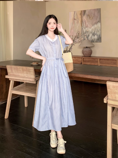 最新ファッションレトロ可愛い 唯一無二 着物ドレス 柔らかい