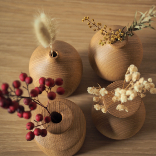 天然石フラワーベース 装飾的な持ち手付き5.1㎏ ISHIZO｜大理石のフラワーベース (2color) - HOEK(フーク