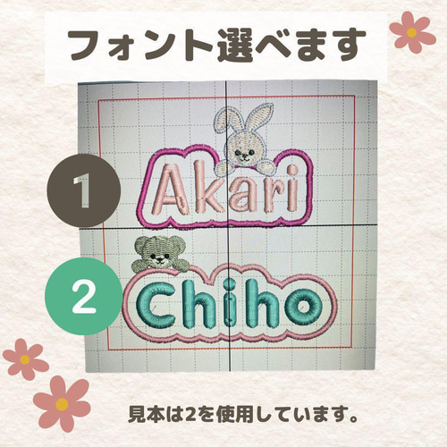 おなまえワッペン アルファベット 2枚 文字2cm おなまえワッペン アルファベット 2枚 文字2cm その他入園グッズ
