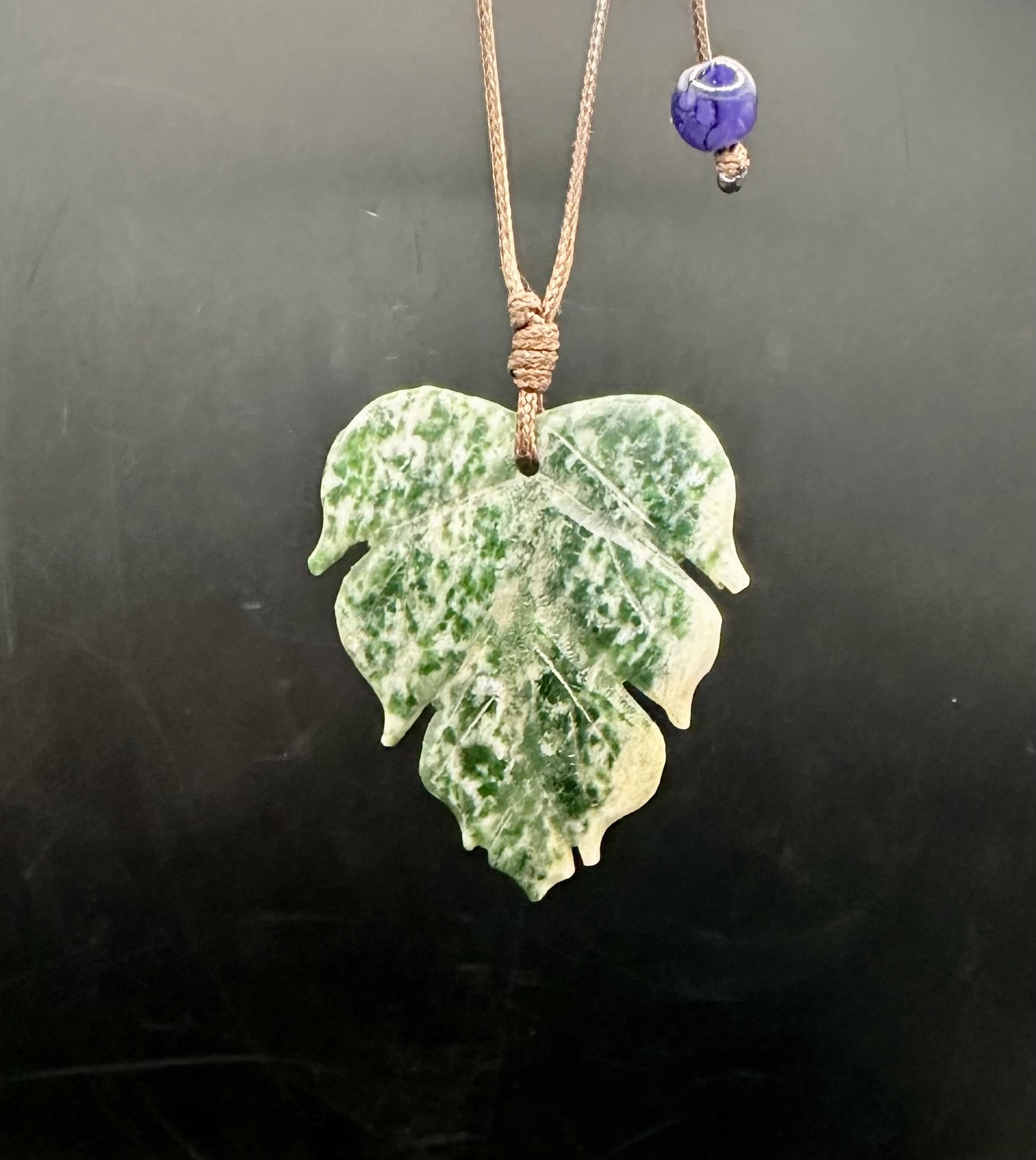 2025.4.4再再販　春風菩提葉　ナミビア翡翠