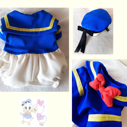 新作】犬服 水兵さんの帽子 マリン服の帽子 送料無料 dns01