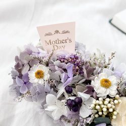 選べる2色　バトンアレンジ　ギフト　プリザーブドフラワー　誕生日　結婚祝い　花　アレンジメント 9枚目の画像