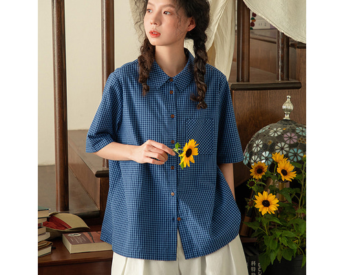 SELFMADE セルフメイド チェックシャツ　セットアップ　L 半袖 SELFMADE セルフメイド チェックシャツ セットアップ L 半袖
