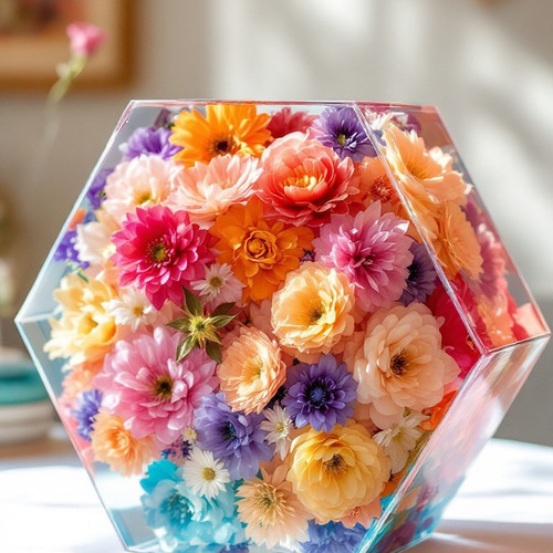 ウェディングブーケ 楽天市場】ブーケケース 中 キャスケードブーケケース