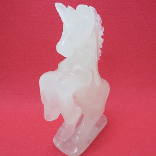 天然石 天然ローズクォーツ ユニコーン 彫刻置物 パワーストーンF.152 楽天市場】【ローズクォーツ ユニコーン 彫り】高さ約50mm 重さ