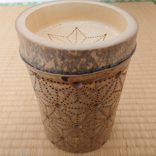 麻柄 ✨ 和柄 ✨ バンブー ランプ 竹 あかり #縁起#運気#幸運#福#心