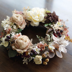 ほっとひと息・・・カフェモカ気分のリース 3枚目の画像