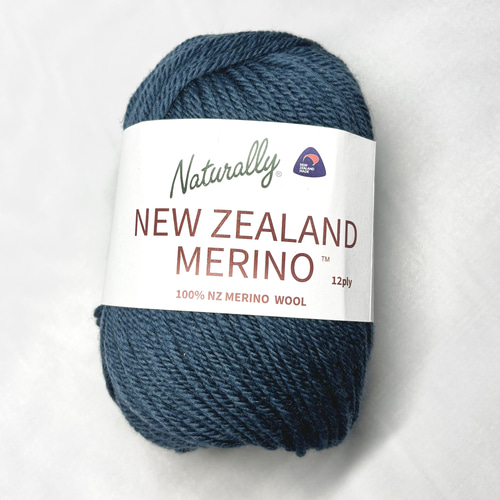 ニュージーランドメリノウール 12ply Col.4003 ダークデニム 毛糸
