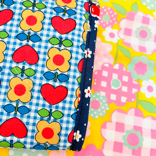 通院ポーチ 昭和レトロアニマル いちごうさぎの可愛いマルチポーチ  