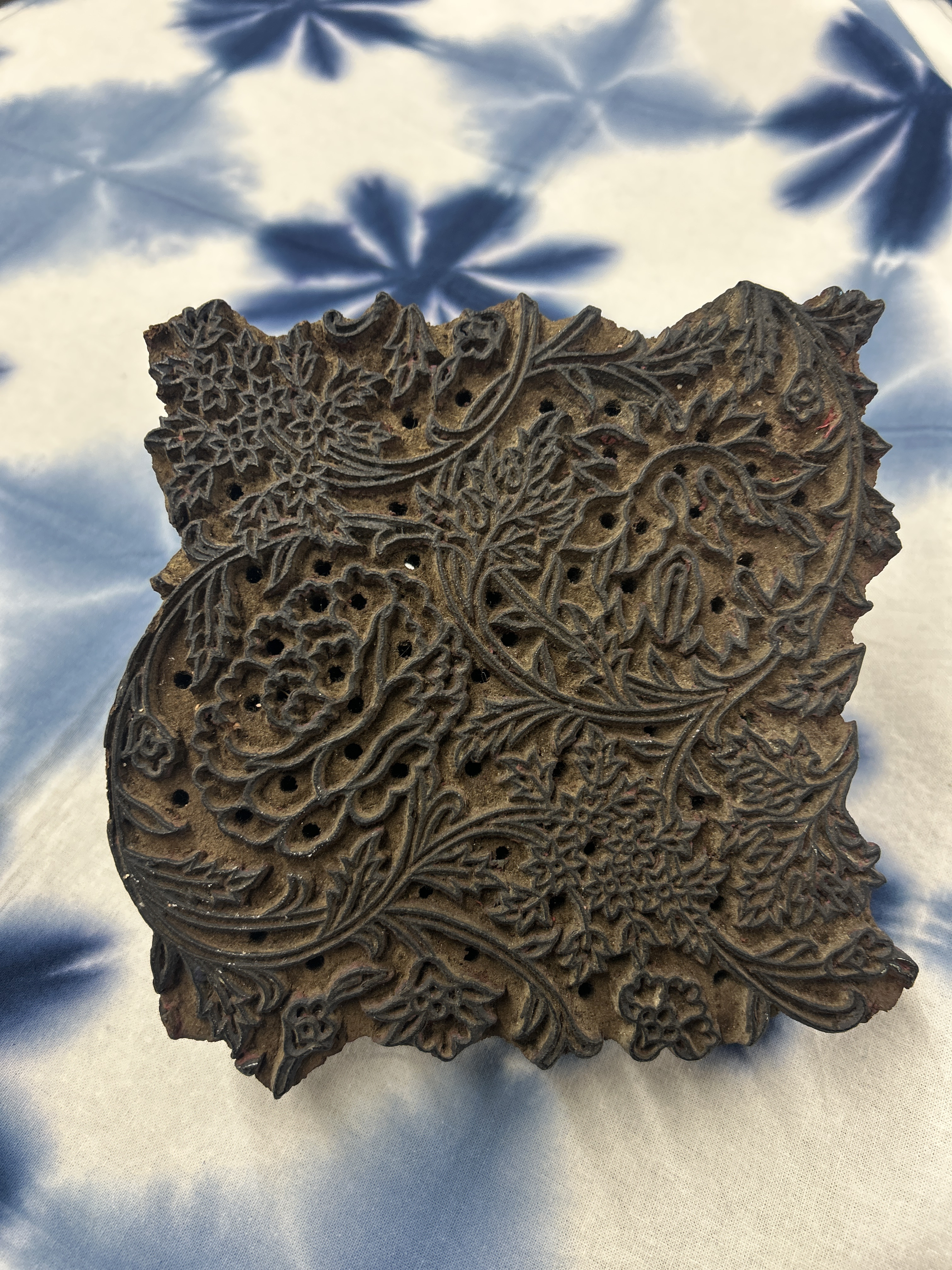 木版スタンプ　ブロックプリントに挑戦！【送料無料】大きいサイズNO.1