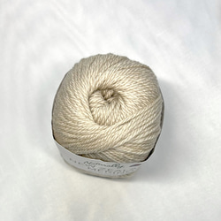 ニュージーランドメリノウール　DK/8ply　Col.2009　ベージュ 3枚目の画像