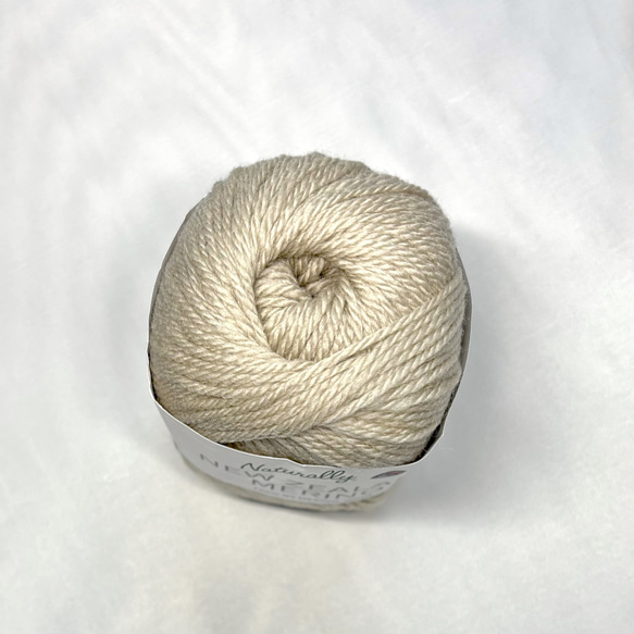 ニュージーランドメリノウール　DK/8ply　Col.2009　ベージュ 3枚目の画像