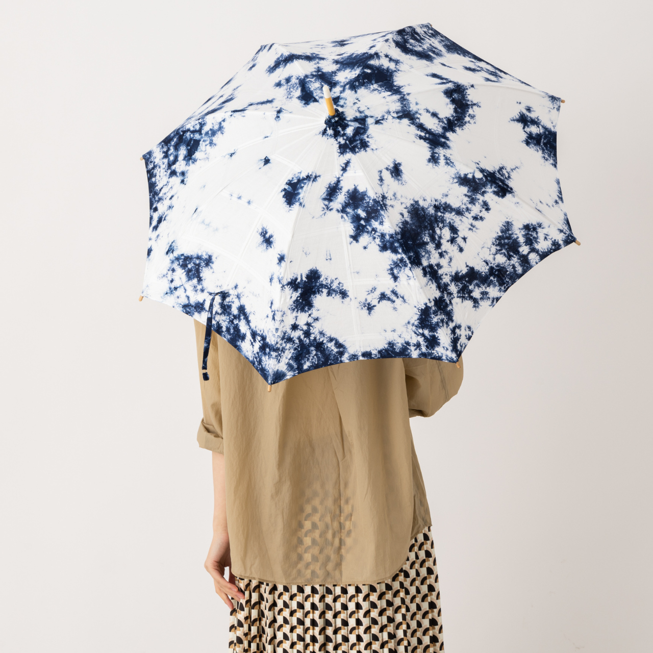 爽やかな青い日傘/ 撥水・UV加工あり