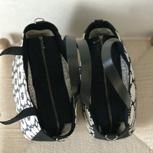 ⚮̈ミナペルホネン　metsä まるっこかくれんぼトート ⚮̈ミナペルホネン anemone light beige まるっこかくれんぼ