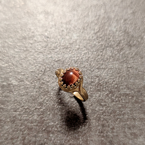 レッドタイガーアイ リング タイガーアイ リング 天然石 リング 天然石