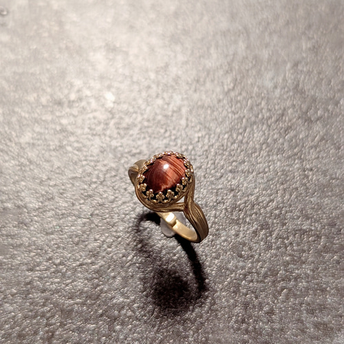 レッドタイガーアイ リング タイガーアイ リング 天然石 リング 天然石