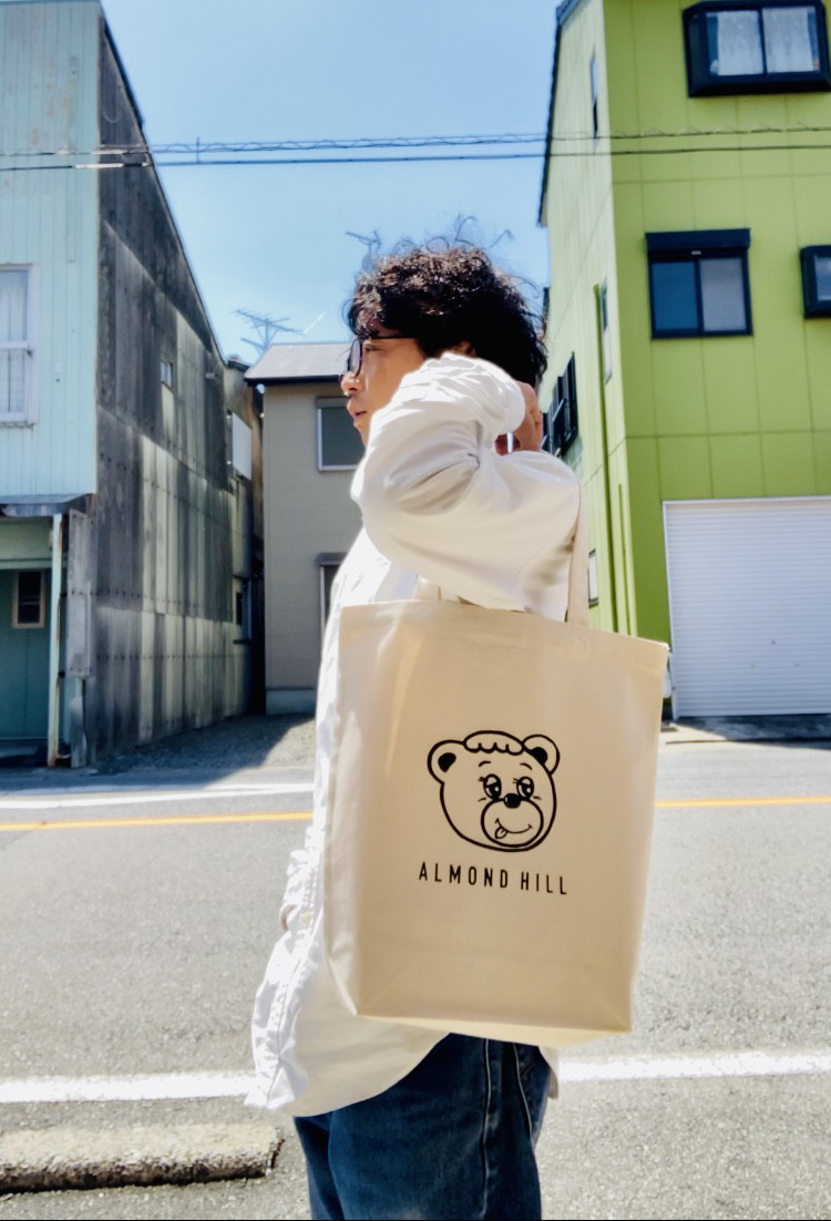 クマさん トートバッグM ナチュラル その他ファッション