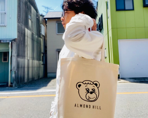 クマさん トートバッグM ナチュラル その他ファッション ZuihouSigure