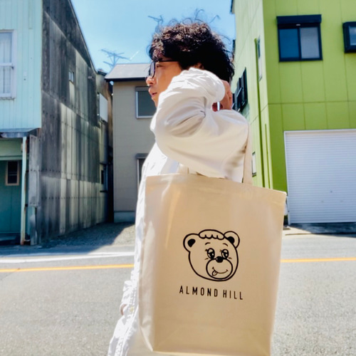 クマさん トートバッグM ナチュラル その他ファッション ZuihouSigure