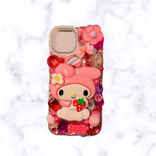iPhone15】マイメロケース【デコ電】 iPhoneケース・カバー scallops