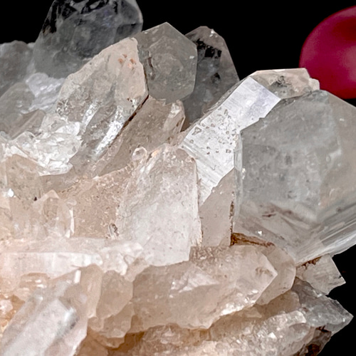 ファントム ヒマラヤ 虹 マニカラン産 水晶 原石 クラスター