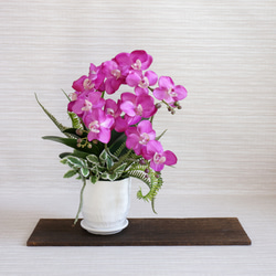 胡蝶蘭♡ピンク♡鉢植え♡アメリカンフラワー♡ディップアート アート