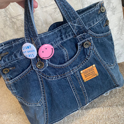 KMGデニムリメイクバッグ Triangle shoulder bag 6ceeff6f0b181cef78c47ecb214447
