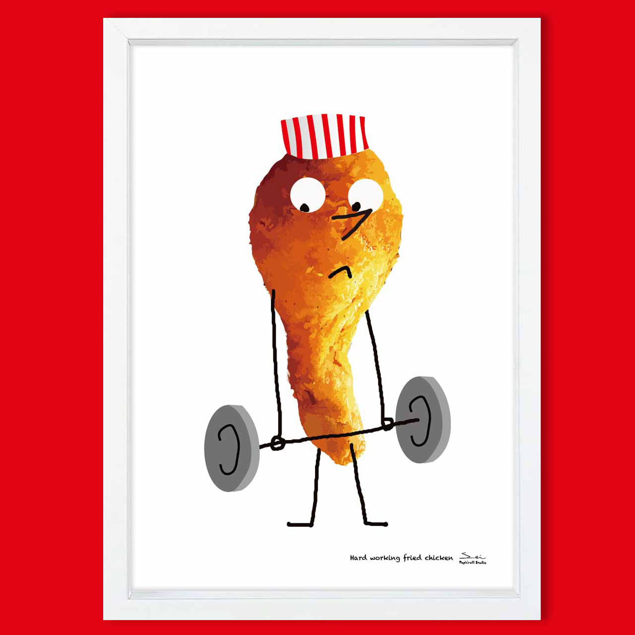 笑えるお部屋　お気に入り9400件突破　イラスト　ポスター　A4〜A1　アート  アートポスター　3285