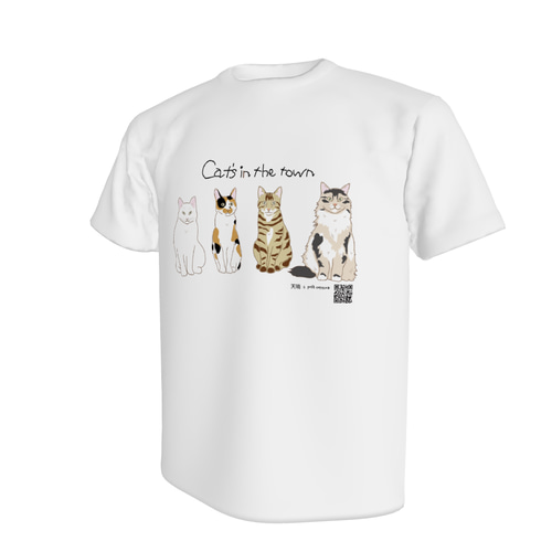☆NEW☆猫Tシャツ「Cat's in the town」（YOUTUBEもご覧になっ