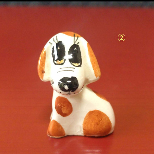 フィリップローレストンの動物フィギュア、ビンテージ作品、犬6匹