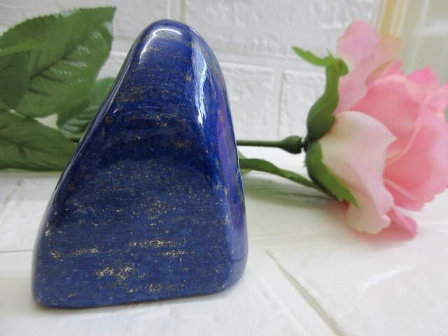 NO.CR-299　天然石　＜原石＞　高品質ラピスラズリ　１８２ｇ　ポリッシュ