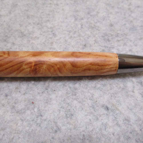 肥松(赤松) 金襴杢 幻の「なめら松」 蜜蠟ワックス仕上げ 回転式ロング