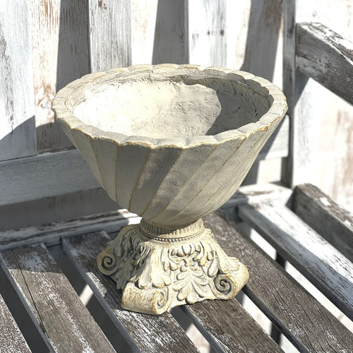 ゴブレット 鉢 植木鉢 プランター グラスファイバー ガーデニング