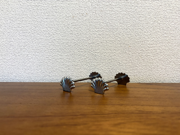 ヨーロッパの古いカトラリーレスト　ナイフレスト　ナイフ置き　ビンテージ　フランス　ブロカント　【2点】 1枚目の画像