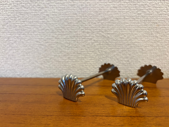 ヨーロッパの古いカトラリーレスト　ナイフレスト　ナイフ置き　ビンテージ　フランス　ブロカント　【2点】 3枚目の画像