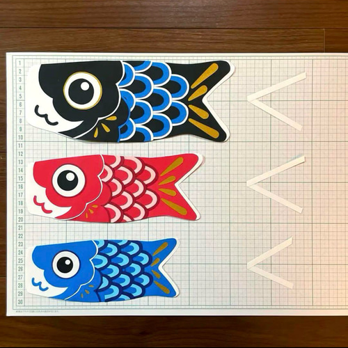 鯉のぼり壁面飾りA 5月壁面飾り 菖蒲壁面 藤の花壁面 ハンドメイド