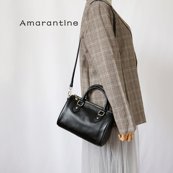 ソフトな本革バッグ斜め掛けショルダーバッグ２way通勤バッグ大人 13枚目の画像