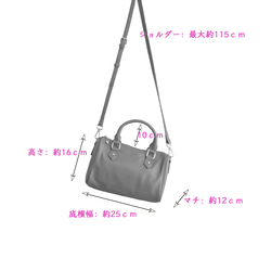 ソフトな本革バッグ斜め掛けショルダーバッグ２way通勤バッグ大人 12枚目の画像