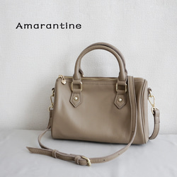 ソフトな本革バッグ斜め掛けショルダーバッグ２way通勤バッグ大人 3枚目の画像